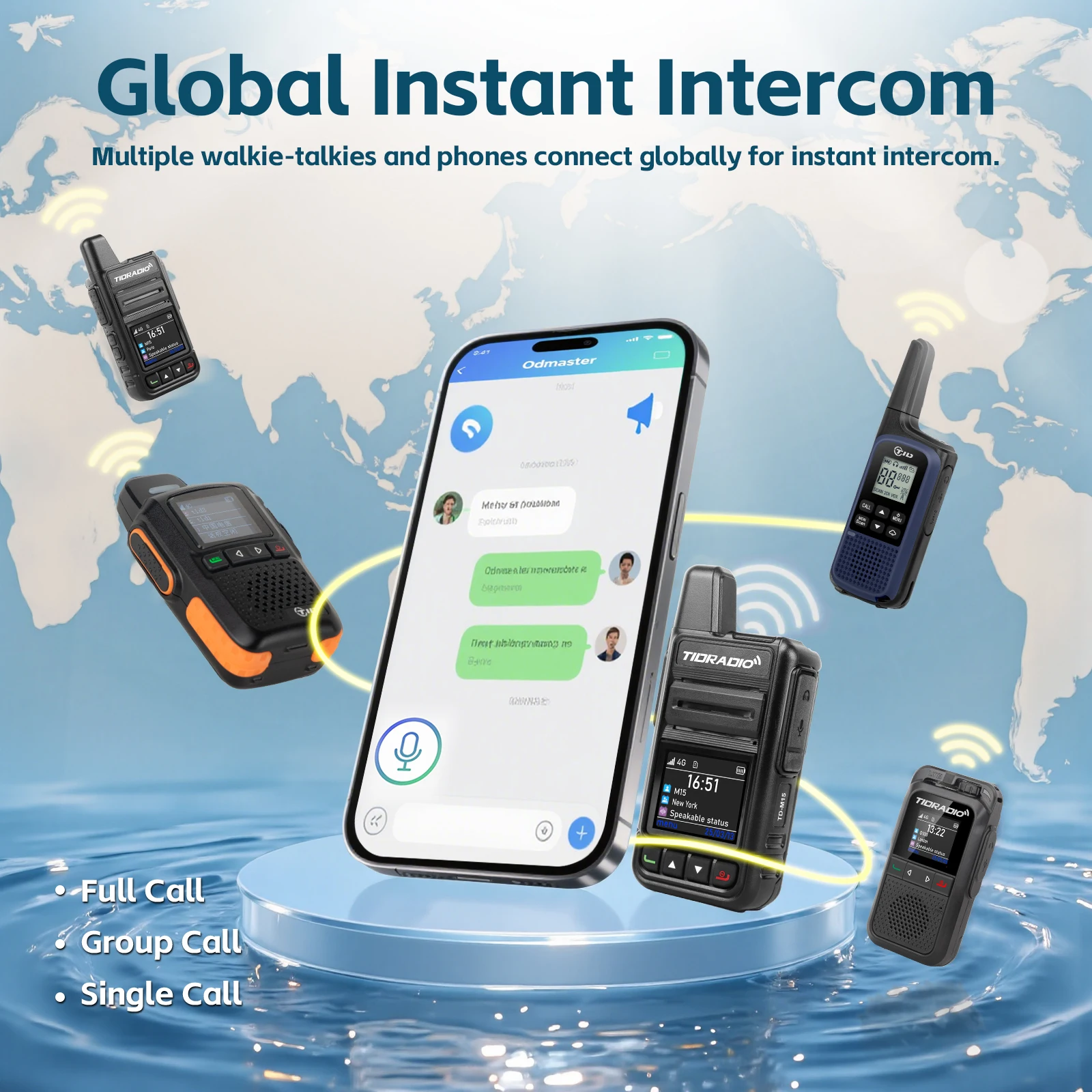 TIDRADIO TD-M15 Global POC Radio with 1 Year Sim Card Walkie Talkie Long Range 4G Network 5000 Miles for Hiking and Camping - Image 4