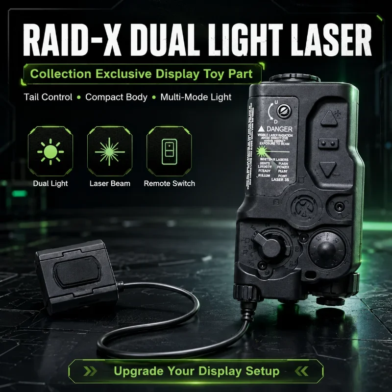 RAID-X Hobby Collection Position Indicator Unit Dual Light Modes With External Wired Remote Switch Display Toy Parts
