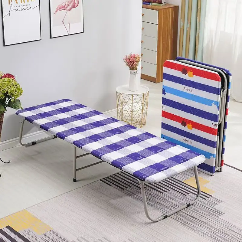 Hospital Office Nap Bed, Foldable Companion Bed, Convenient and Compact Wooden Board, Single Person，Camping Cots，Camping Hiking