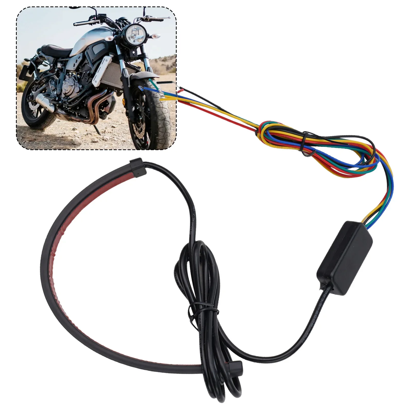 Motorcycle LED Strip Light Flexible LED Motorcycle Stop Light LED Motorcycle Stop Light Adds An Extra Layer Of Visibility view 5