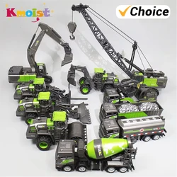 1/50 Model Car Bulldozer Truck Excavator Crane Forklift Construction Engineering Vehicle Toys for Boys Children Educational Toys