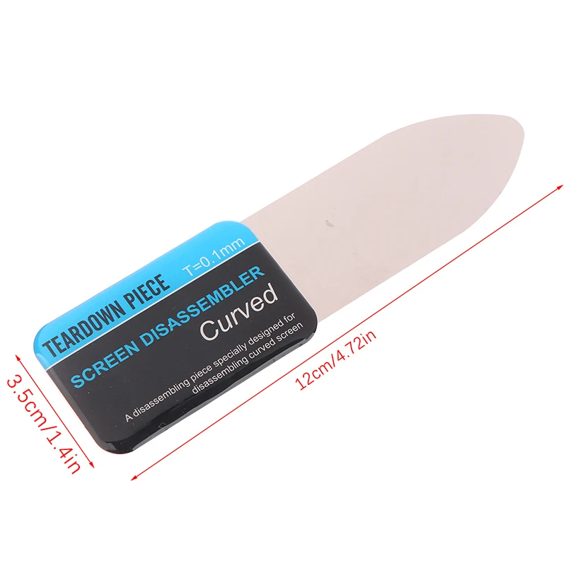 1PCS Mobile Phone Curved LCD Screen Spudger Opening Pry Card Tools Steel Metal Mobile Phone Repairing Tool