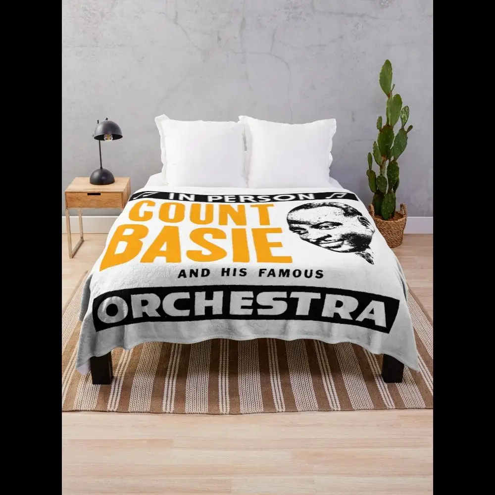 

Ретро винтажное одеяло с принтом оркестра для уютного декора гостиной, мягкий флисовый материал, идеальная идея для подарка