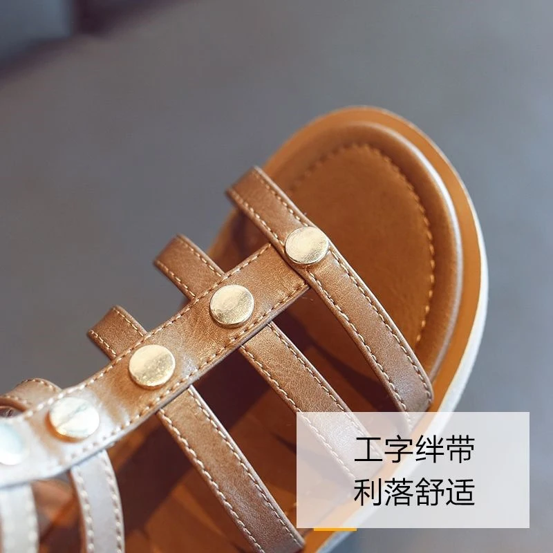 Girl  Sandals Toddler Infant Kids Baby Girls Summer Roman Princess Shoes Gao Bang Open Toe Zip Sandals Children Sandals Girls