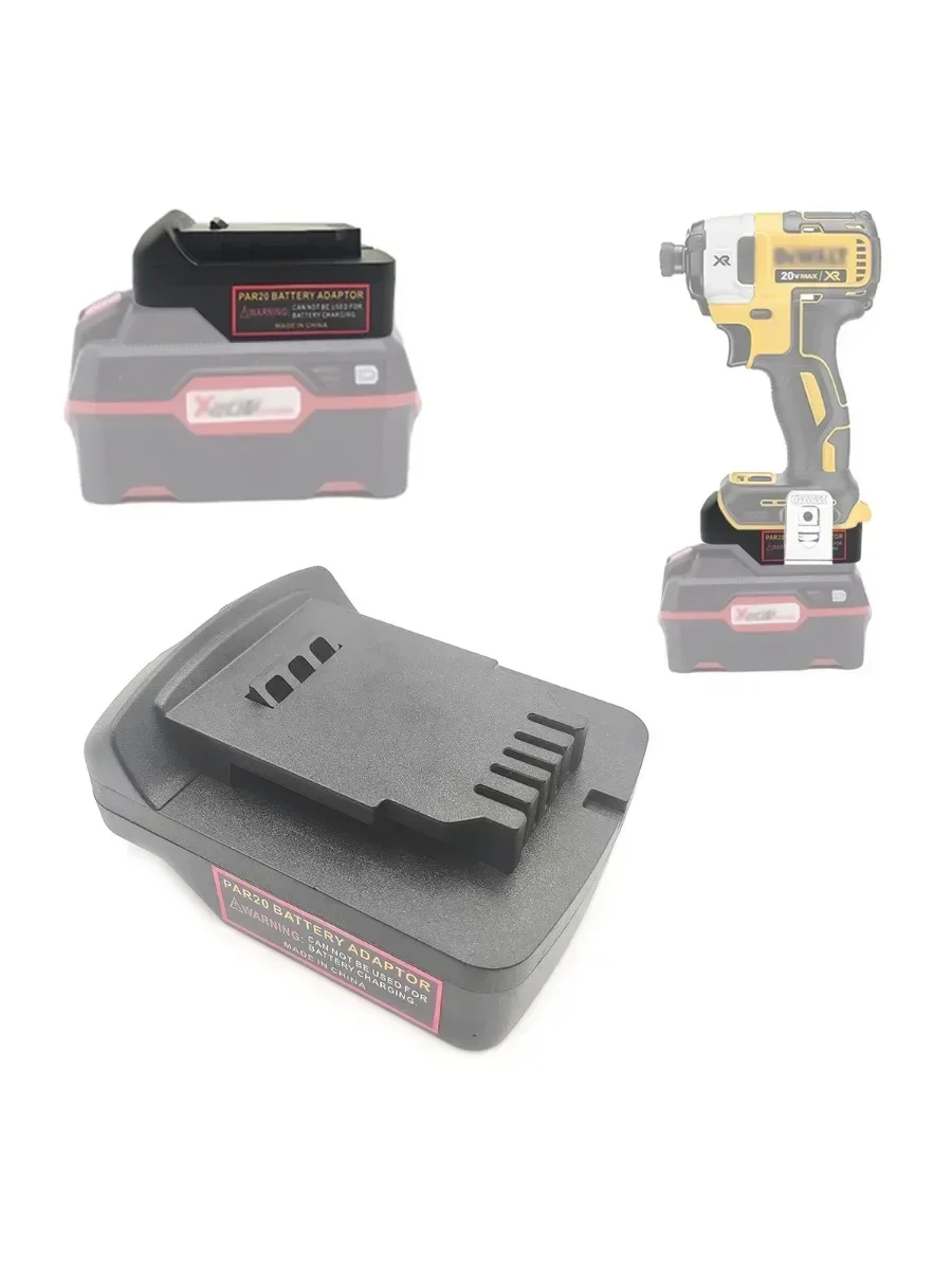 Adapter do konwersji akumulatorów litowych Parkside 20V na akumulatory litowe Dewalt DCB serii 18V/20V do elektronarzędzi, w tym wiertarek. — zdjęcie produktu 7