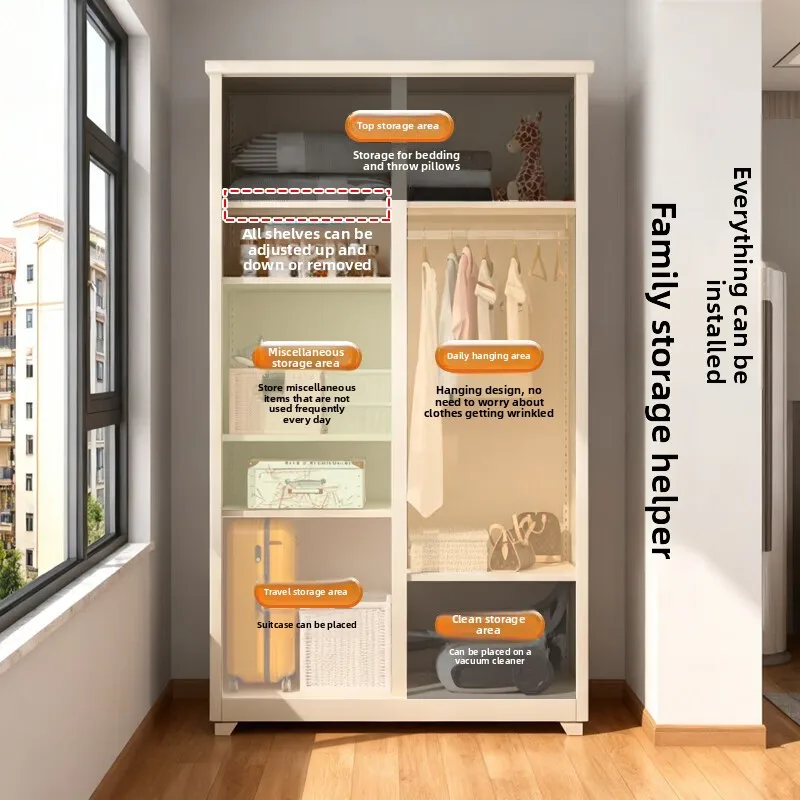 yjq storage cabinet sliding door outdoor waterproof sunscreen steel bay window storage outdoor steel
