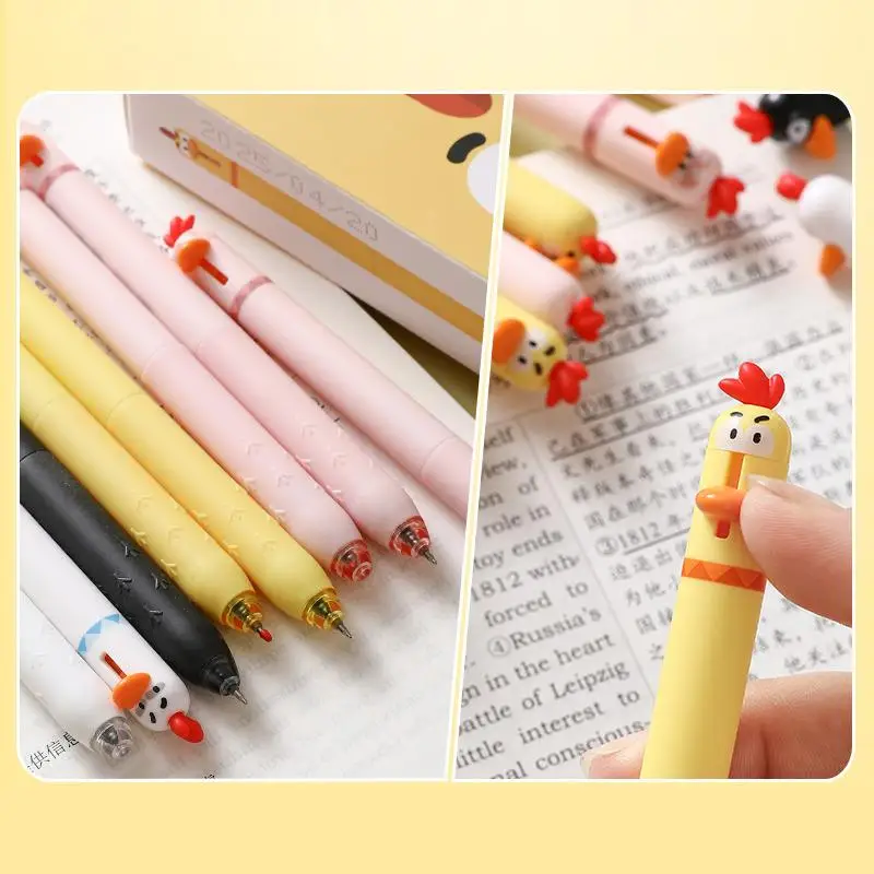 

INS High Beauty Cute Pet Chick Creative Funny Stress Relief Press Neutral Pen Student Black Pen