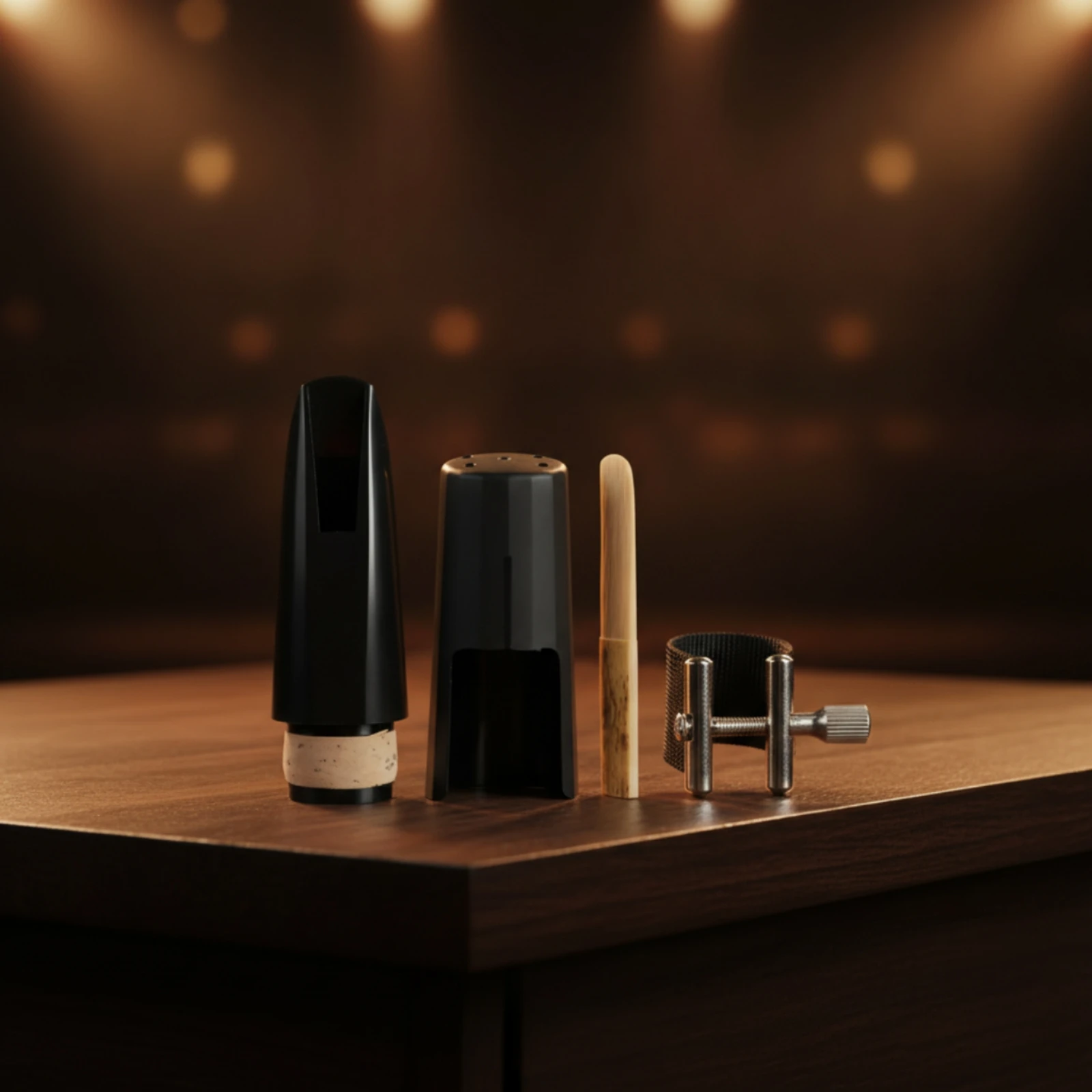 Clarinet Mouthpiece Kit Beginner Clarinet Mouthpiece with Ligature Standard Lightweight for Clarinetists, Music Lessons