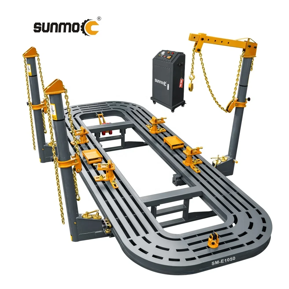 Sunmo Factory auto body repair equipment/car repair bench/ pickup suv car chassis stretch frame machine