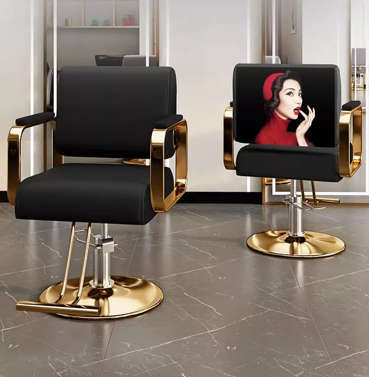 

High end lifting and dyeing stainless steel hair cutting chairs