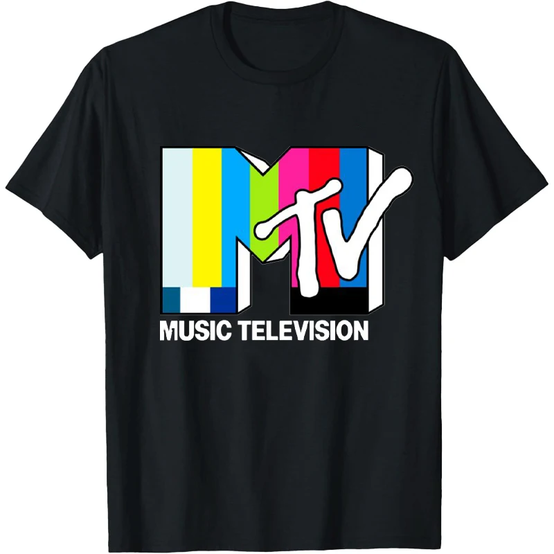 Personalized MTV Sign Retro MTV Shirt Men TV Station T Shirt Women Camisa Tees TV Tshirt Men Vintage T Shirts Women Clothing
