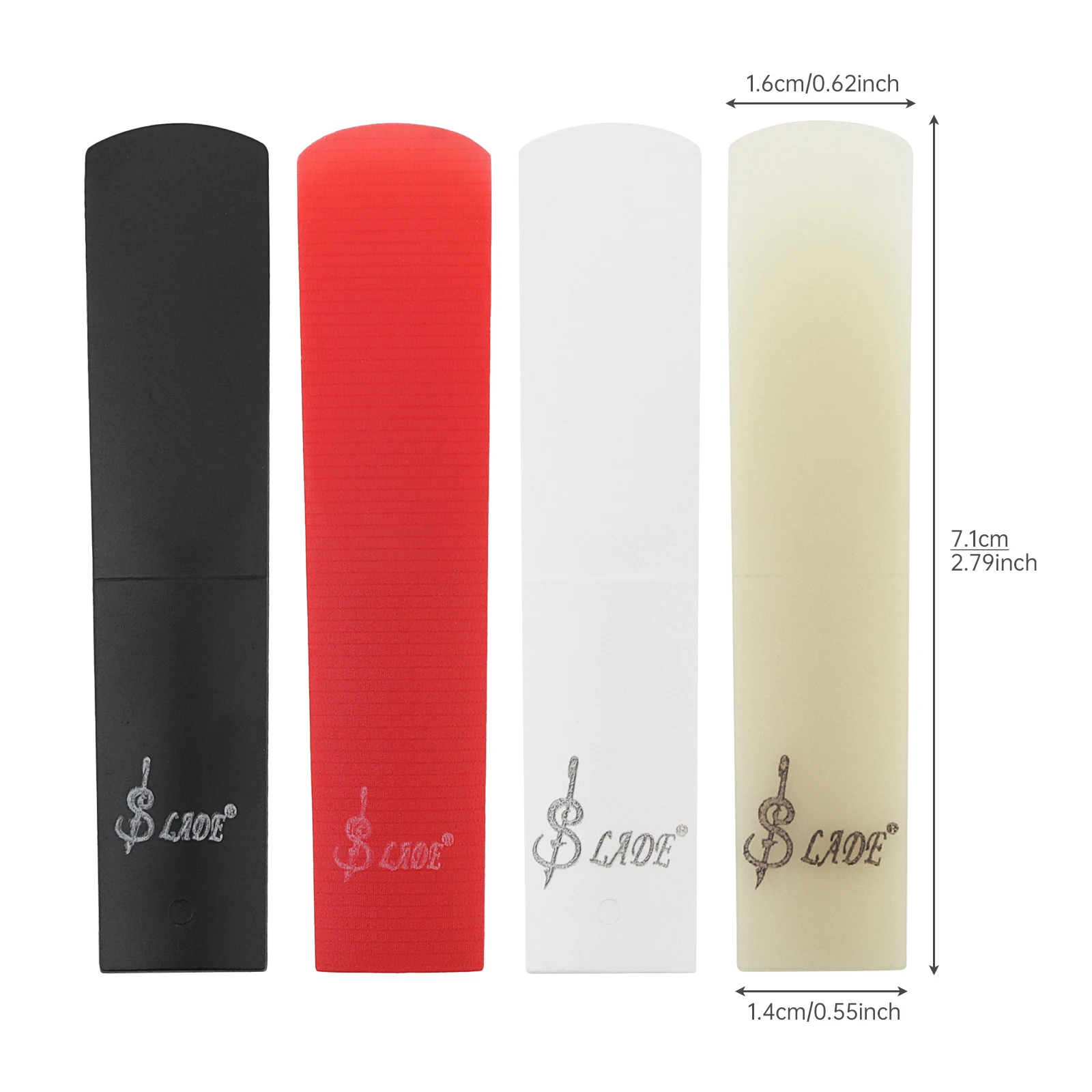 Professional Alto Saxophone Reed Resin Reeds Strength 2.5 with  4 Colors Optional Saxophone Accessories