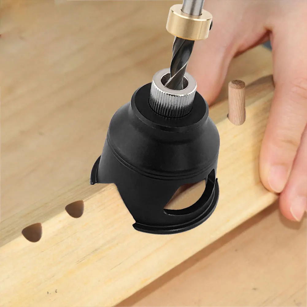 ชุดอุปกรณ์เจาะรูแนวตั้งพร้อมบุชชิ่งสำหรับดอกสว่านขนาด 2-10 มม. สำหรับเจาะรูตรง ตัวกำหนดตำแหน่งการเจาะรู สำหรับงานเชื่อมต่อเดือยกลม