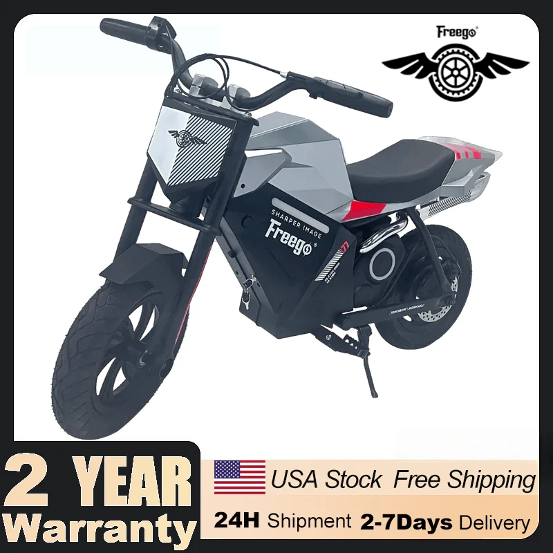 

Freego K1 Kids Electric Dirt Bike Motorcycle with Rear Hub Motor 15.5MPH Speed 10 Miles Range Electric Motorbike 2 Year Warranty