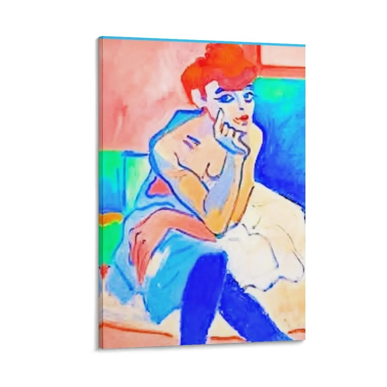 

Woman in a Chemise is a Fauvist Oil Painting created by André Derain in 1906. (Digitally enhanced by WatermarkNZ Canvas Painting