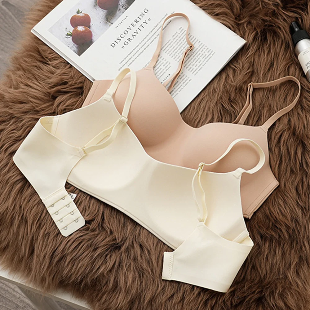 Sexy Bra Brassieres Seamless Push Up Bralette for Women Backless Underwear Triangle Cup Gathering Bra Women's Sexy Lingerie image 6