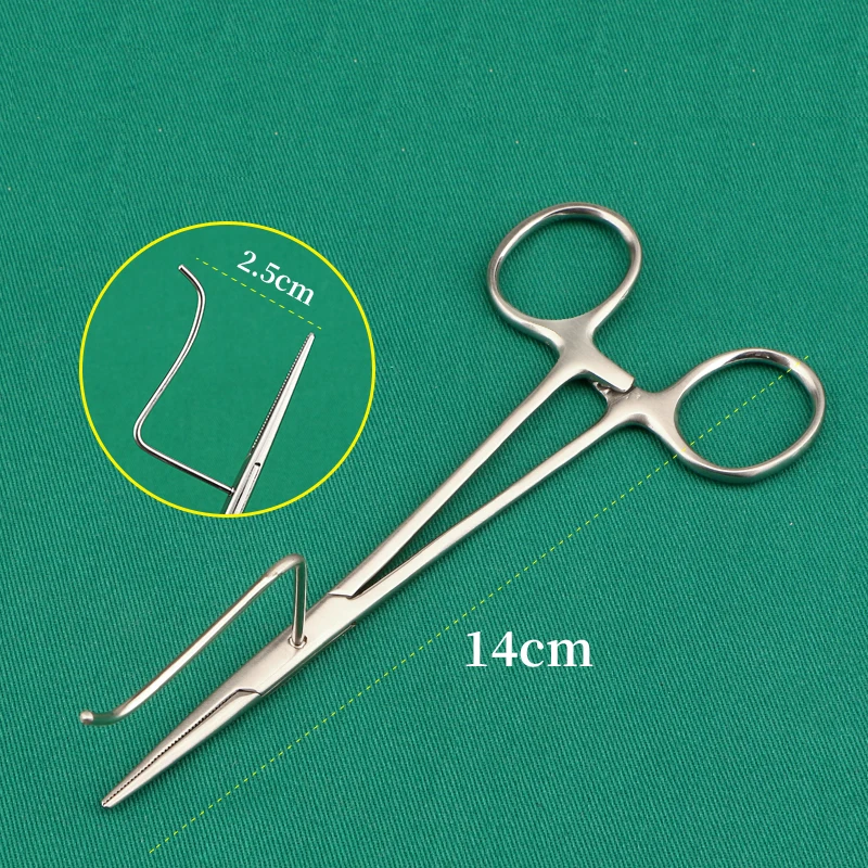 

Animal pet spay/neuter forceps Ligature fixation forceps animal ovary puller