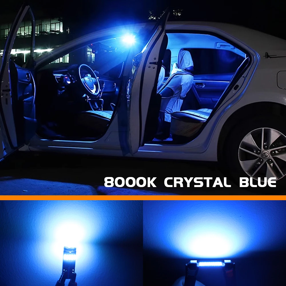 12pcs Canbus Car Accessories LED Interior Lights For Opel Astra G 1998 1999 2000 2001 2002 2003 2004 No Error Auto Lamps Bulb