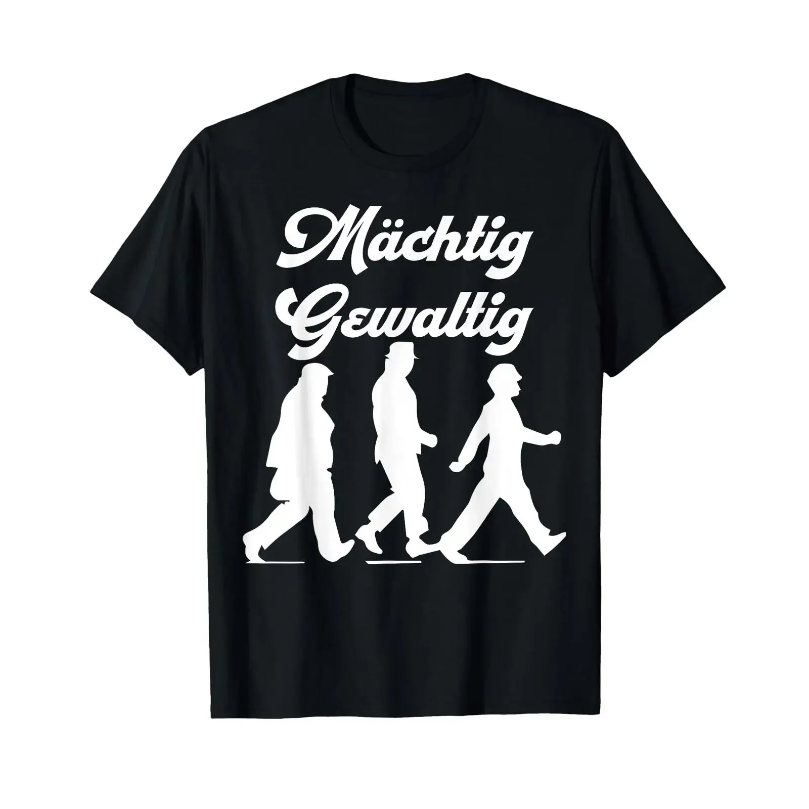 T shirt with German text The Olsen Gang Mighty and Powerful vintage Washed Top For Everyday Wear homme Casual Stretched