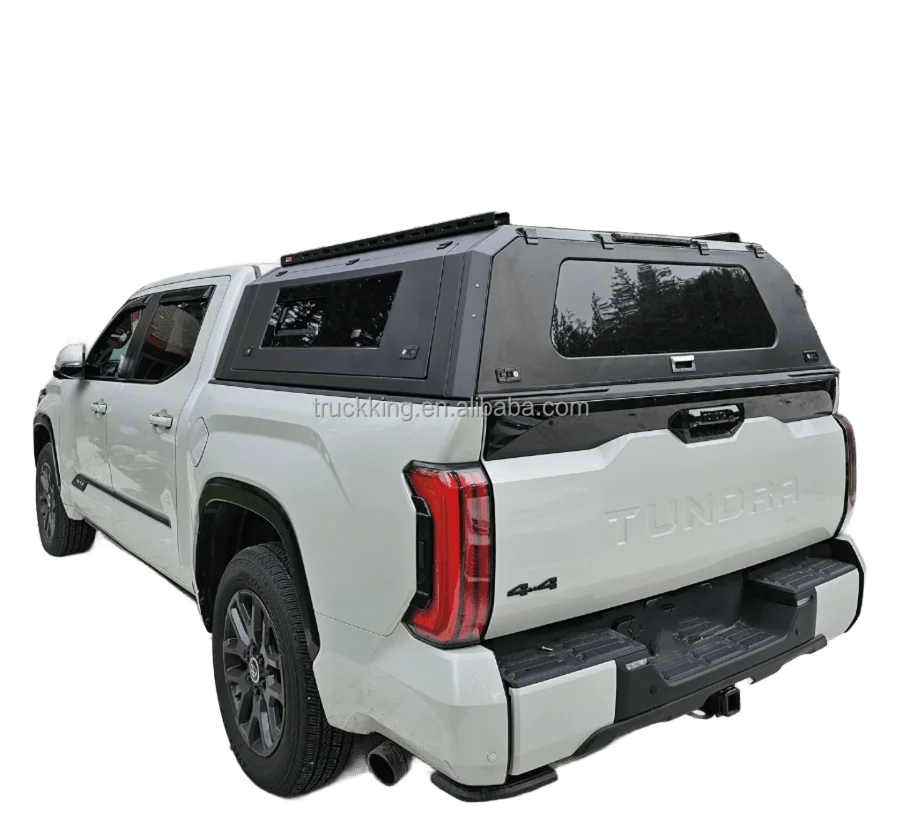 

All-Season Truck Topper Custom Fit For Ford F150 RAM 1500 Tundra Cap Durable Factory Pickup Canopy Camper 4X4 Off-Road Ready