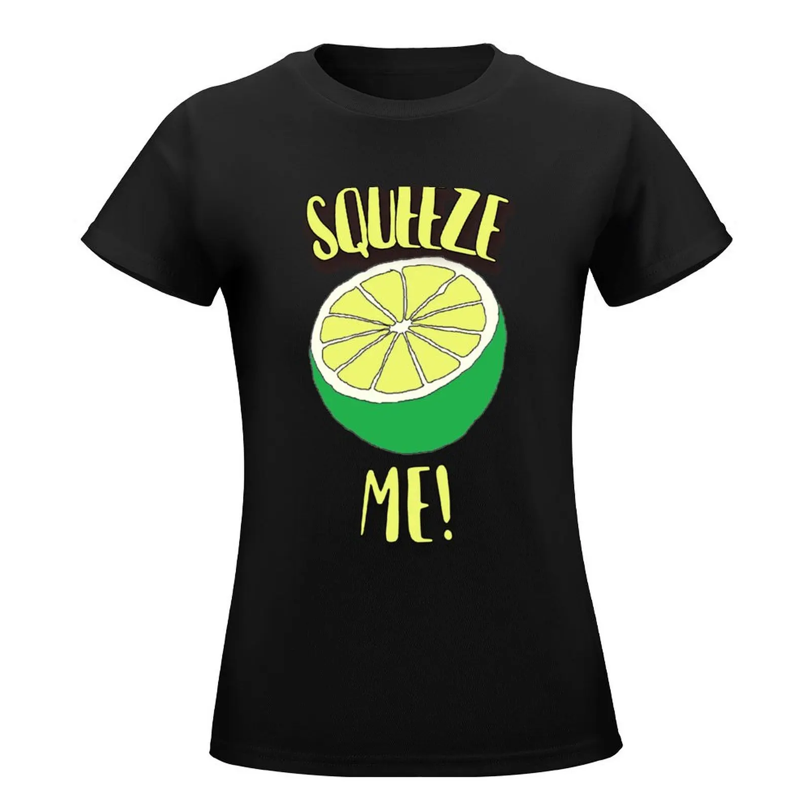 Squeeze Me Lime T-Shirt tees aesthetic clothes cute tops cat shirts for Women