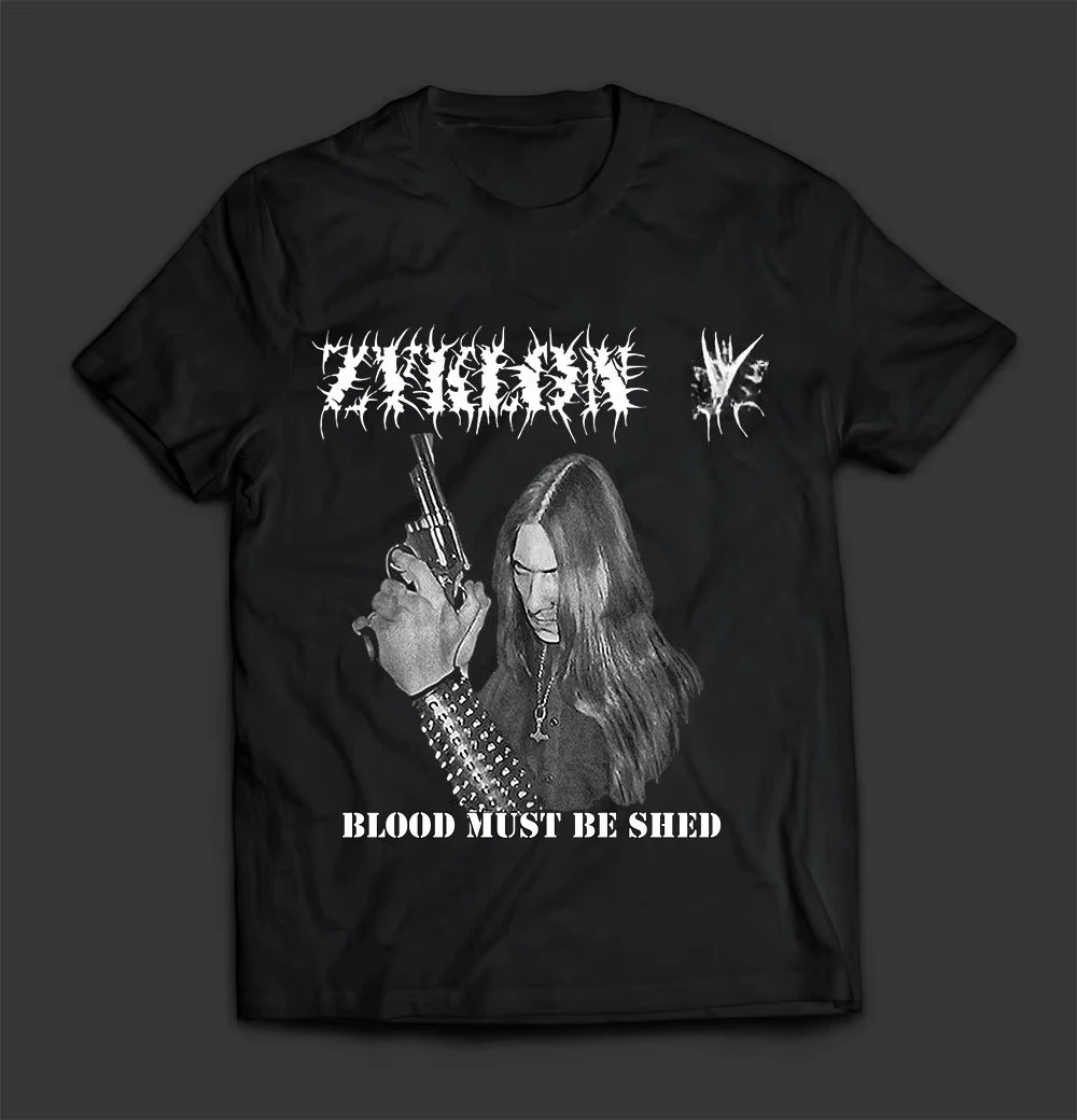 

ZYKLON Blood Must Be Shed футболка для мужчин и женщин хлопковые футболки с коротким рукавом винтажные топы в стиле хип-хоп рок-группы летняя мужская одежда