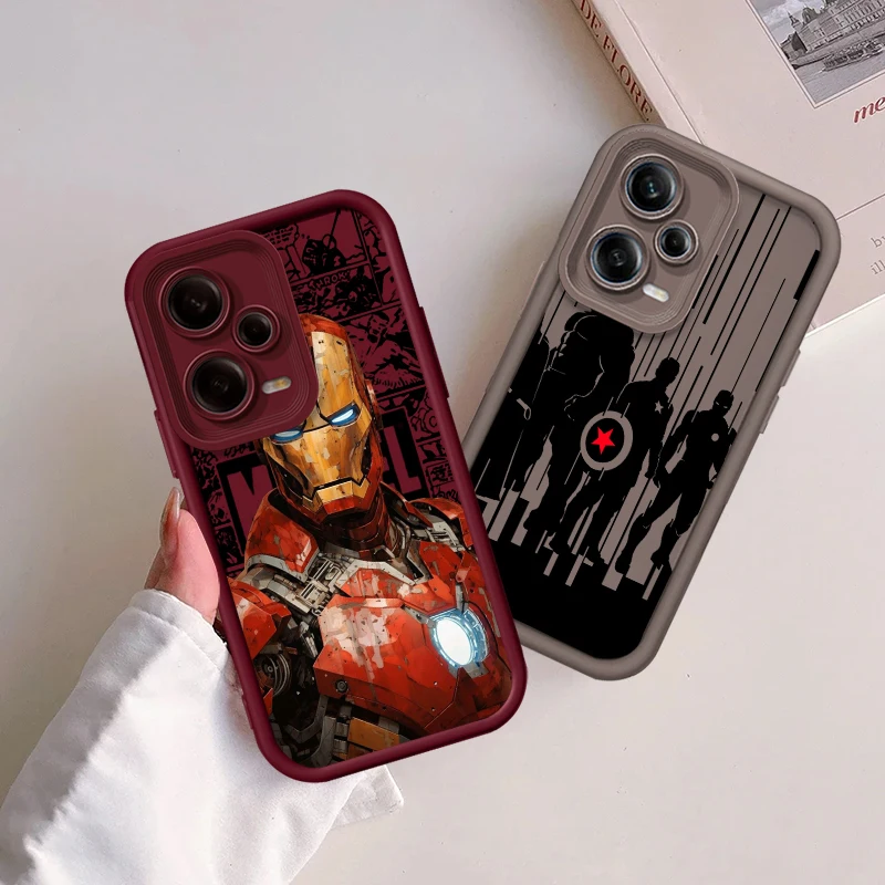 Marvel Superheroes Cool Eye Ladder For Xiaomi Redmi Note 13 12 12C 11 11S 10 10C 10A 9C 9A Pro 5G Soft Phone Case