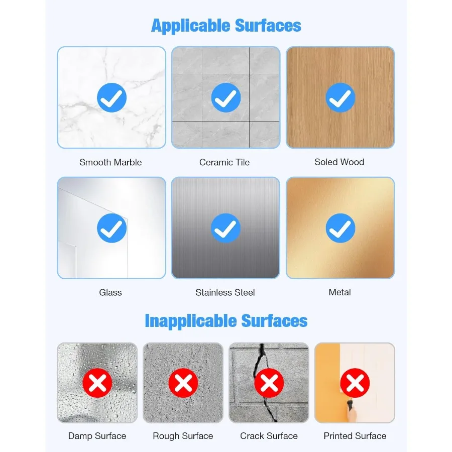 Sr السنانير شفط كأس الثقيلة شفط كأس لا هلام السنانير مقاوم للماء للحمام Sr زجاج الباب النوافذ المطبخ معلقة ما يصل إلى 11 #4