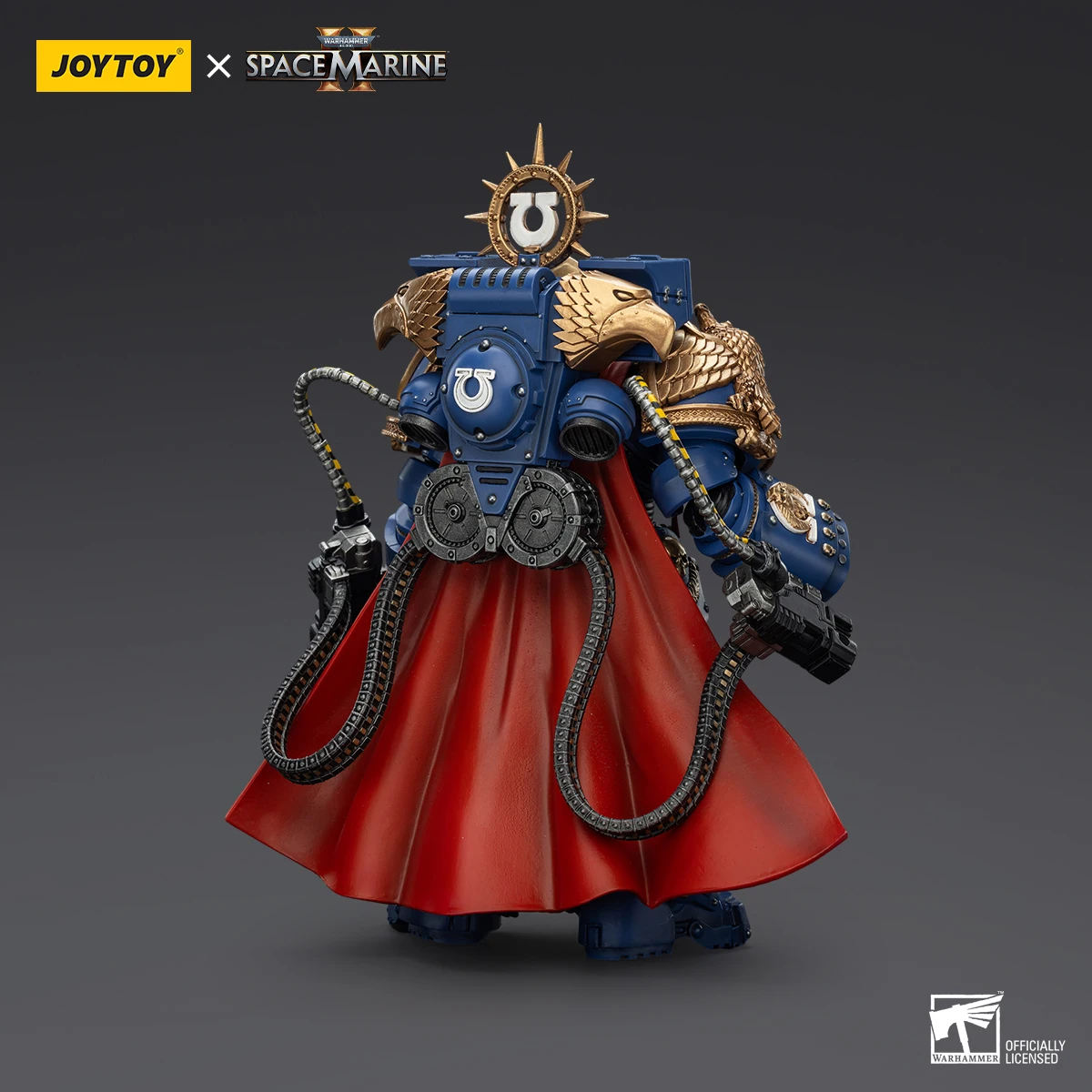 JOYTOY Warhammer 40k Ultramarines Marneus Calgar، الفصل الرئيسي مع MKX Gravis Armor وقاف شخصيات الأكشن Ultramar #2
