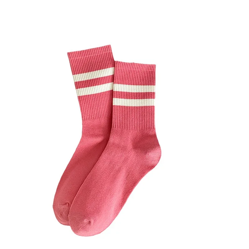 Summer Autumn New Women\'s Socks with Sports Shoes Women\'s Mid-tube Socks Summer Autumn Winter Long Cotton Socks