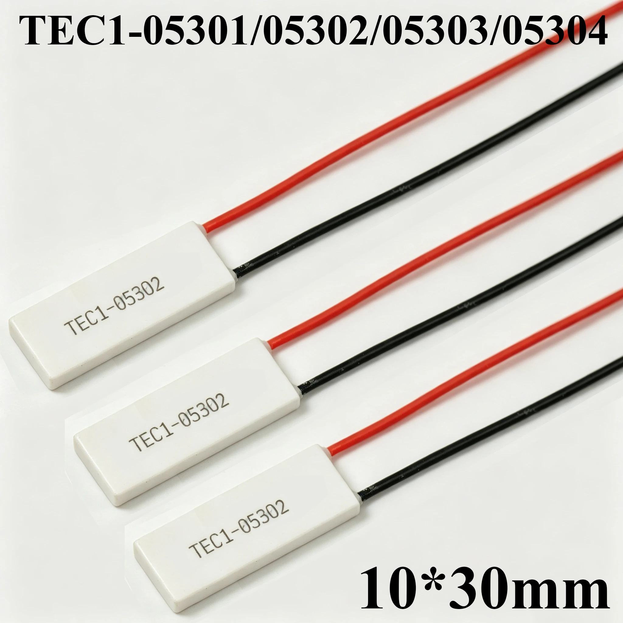 TEC1 05301 05302 05303 05304 10*30mm 6.4V Peltier Element Thermoelectric Cooling Cooler Module Chip Semiconductor Chilling Plate