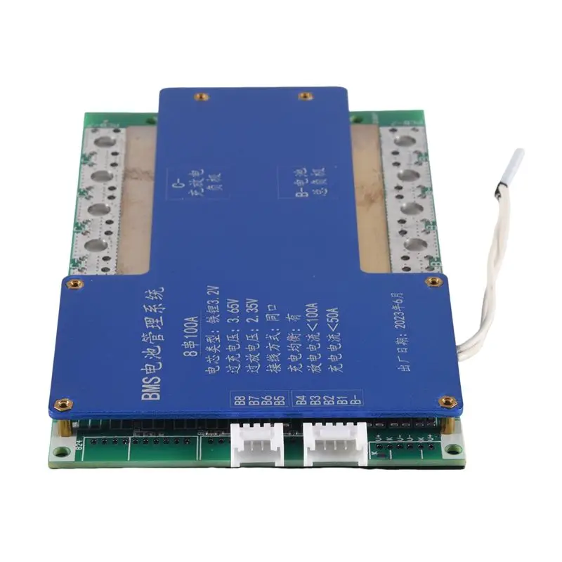Y22A-8S 24V Lithium Iron Phosphate Battery Protection Board With Equalization Temperature Control BMS Protection Board