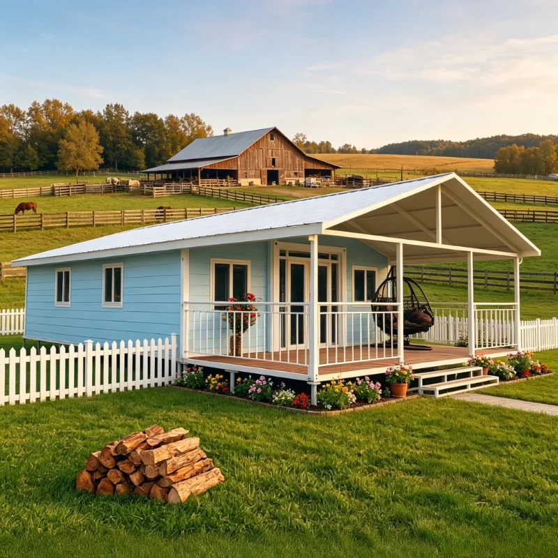 Prefabricated Houses 2 Bedrooms Prefab Container Home Modular  House Price Cheapest Homes 20FT Tiny Home Folding House