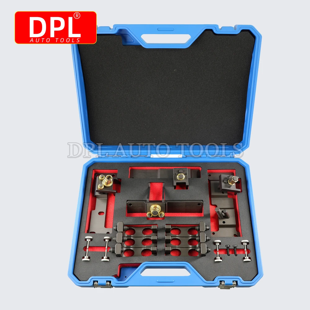 For BMW N51 N52 N53 N54 N54T N55 B58 Exhaust Camshaft Removal & Installation Tool Master Kit with Bearing Strip Fixture