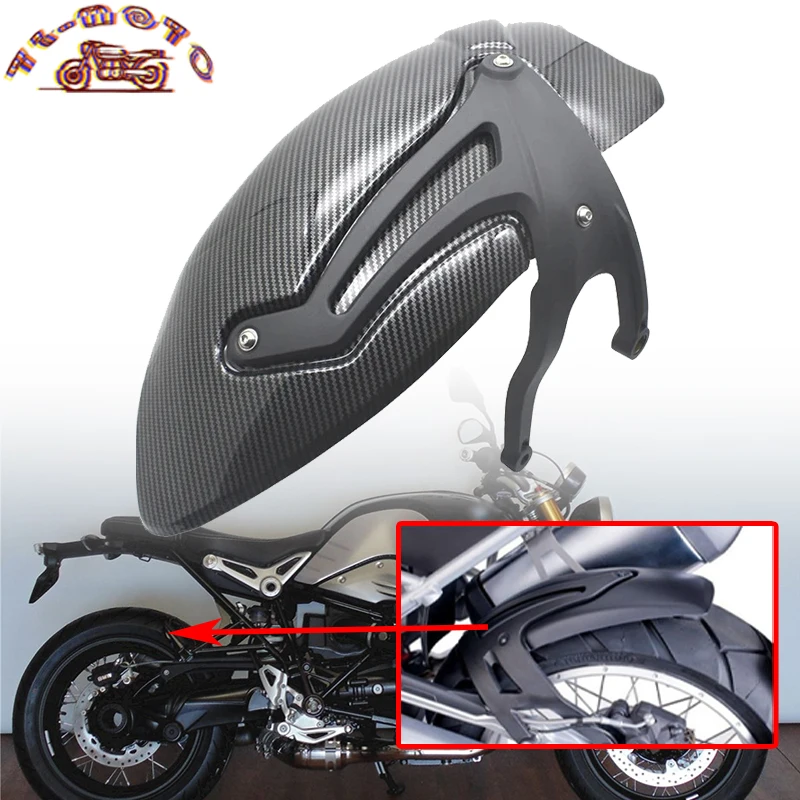 

Fit For BMW R NINE T Urban GS RNINET Pure Racer R9T 2014-2022 Motorcycle Accessories Carbon Look Mudguard Rear Fender Guard Tire