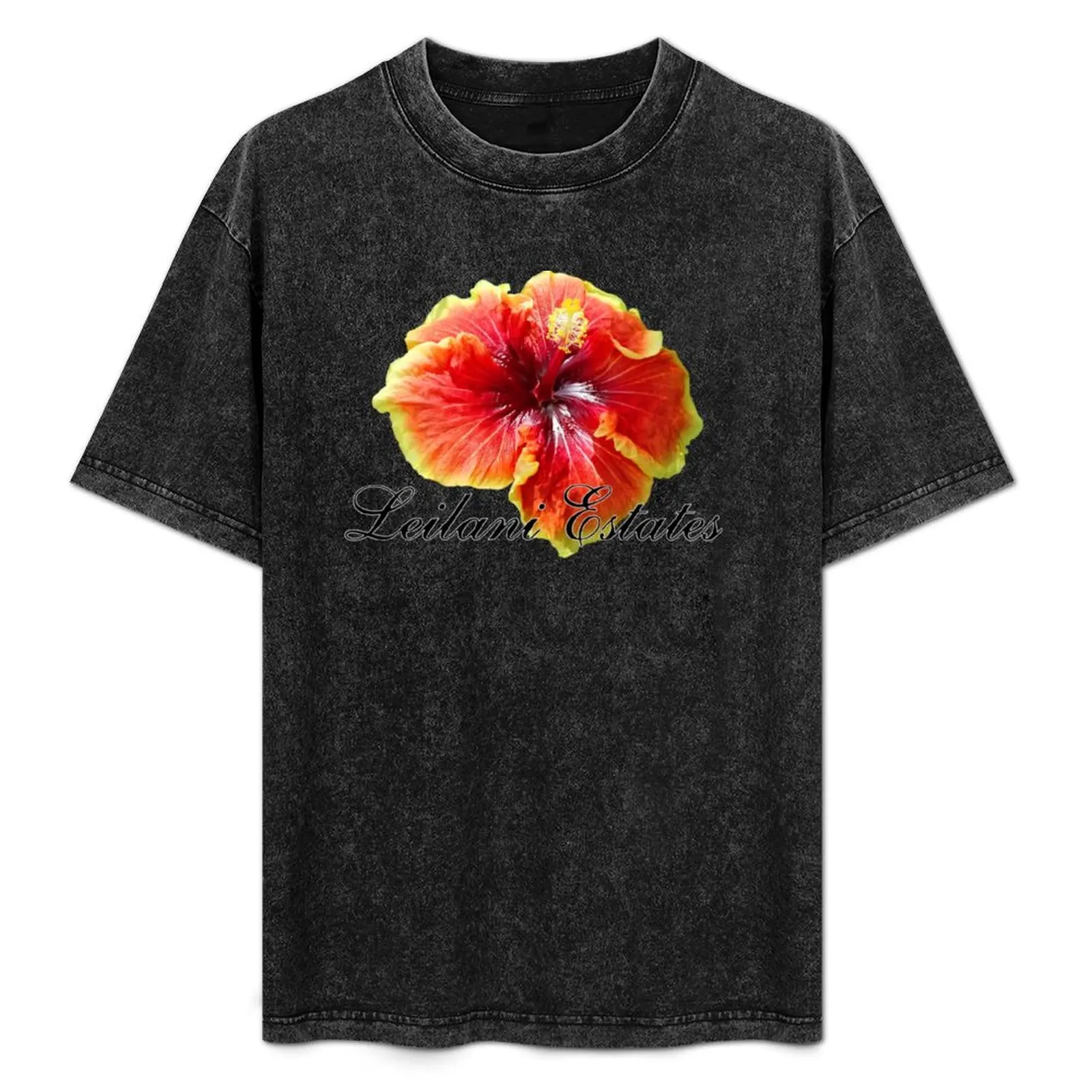 

Flickering Flame Hibiscus - Leilani Estates Hawaii T-Shirt Sun Protective Outdoor Tee Top
