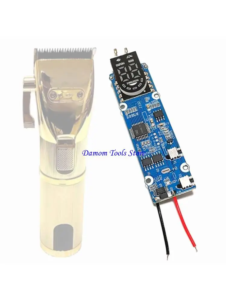 57BE Universal Metal Control Board For Electric Hair Clippers With Precise Speed Adjustment And Overloading Protections