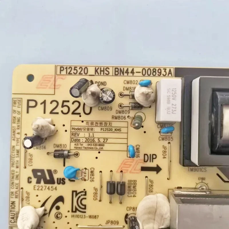 BN44-00893A P12520_KHS Power Supply Board Has Been Tested To Work Properly Applicable FOR LCD TVs LC34H890WJN LC34H890WJU TV