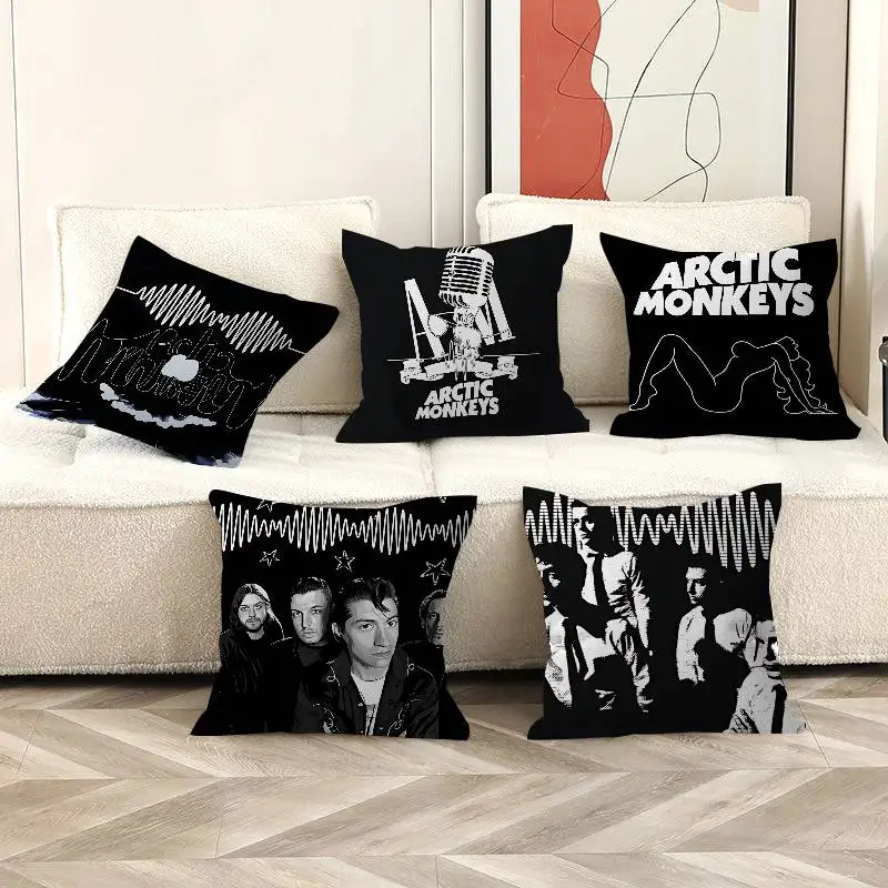 A-Arctic-Monkeys Indie-Rock Lucky Dragon Pillow Cover Sofa Cushion Cover Home Room Decoration Children Gift