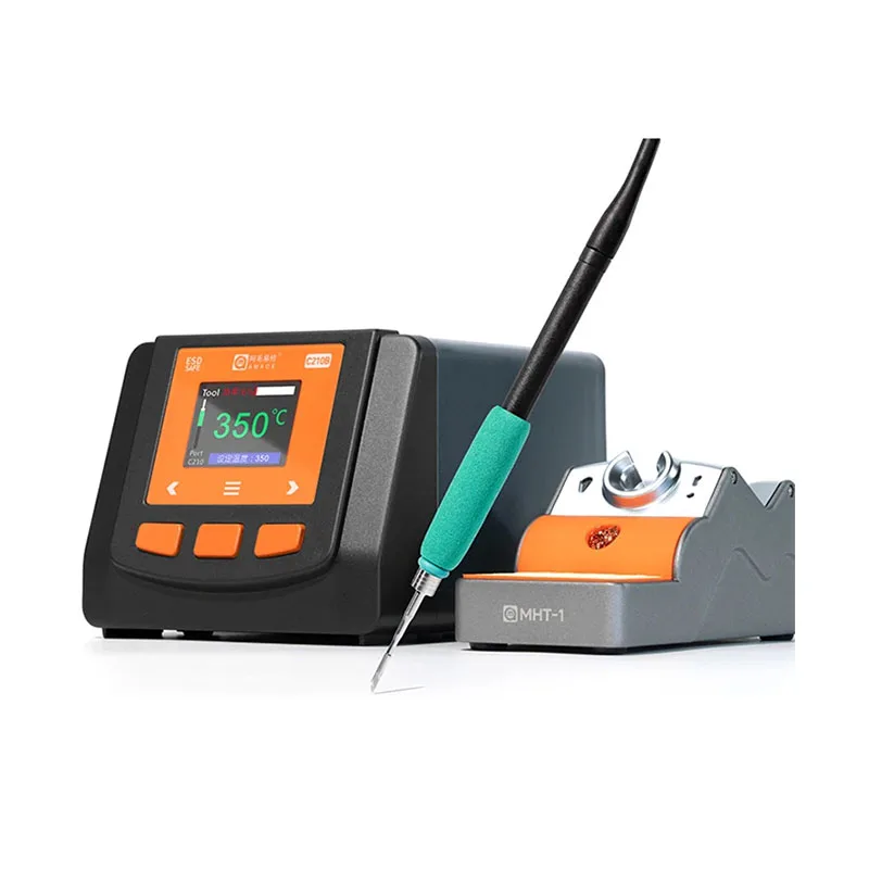 AMAOE AM-C210B AC Transformer 120W Soldering Station For Mobile Phone Maintenance Intelligent Sleep Function Welding Tool