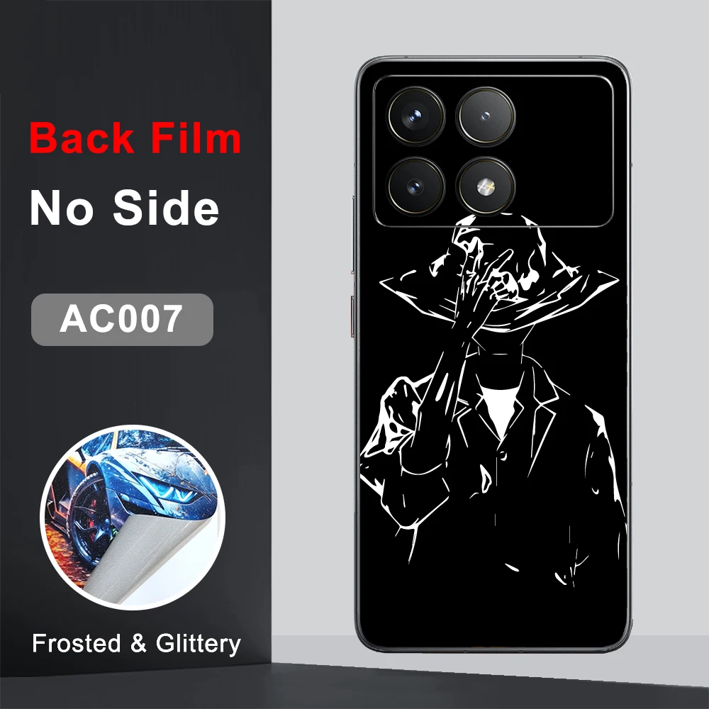 CASEKiTTY Skin Sticker For Poco F6 Pro Back Film Xiaomi Poco F5 F3 F4 GT F2 5G Protective Decal Wrap Personalized Back Protector