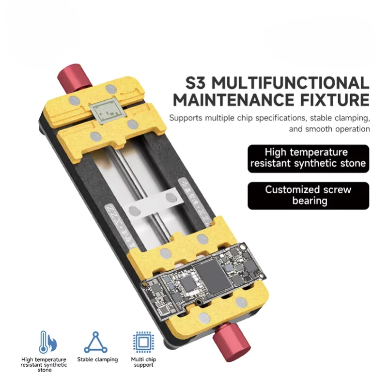 

Multifunctional Mobile Phone PCB Holder Heating Resistant Clamping Fixture for Phone Motherboard Desoldering Repair