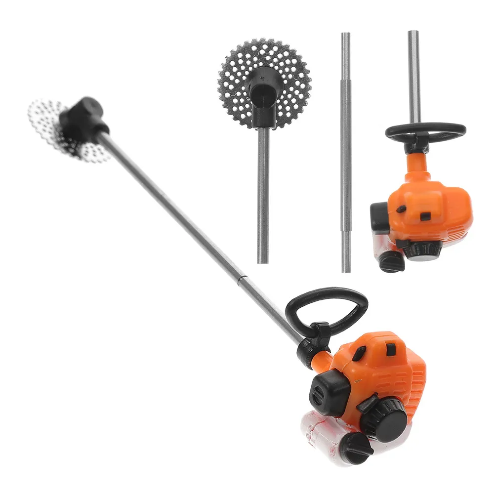 

2Pcs Miniature PVC Lawn Mower Micro House Garden Tool Miniature Lawn Mower Decorative Mini Garden Tool for Mini House Decor