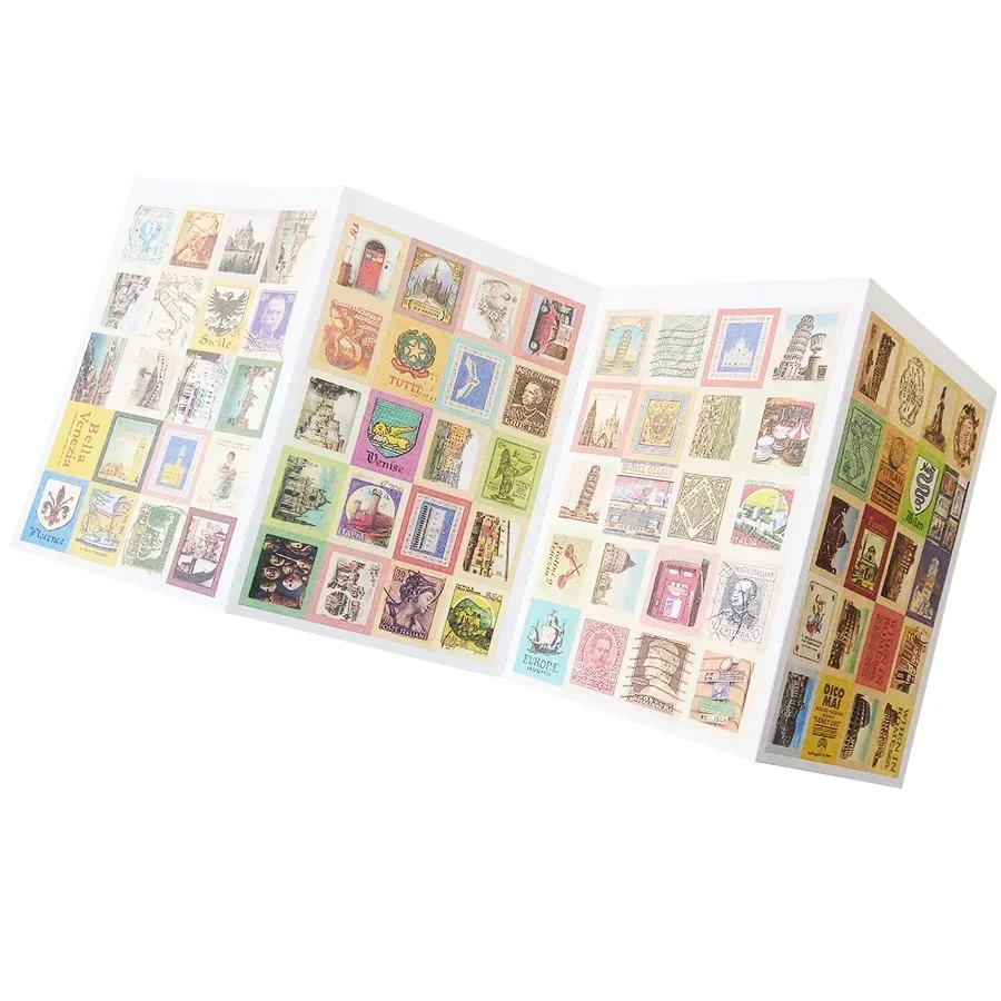 4 Sheet/lot Alice British Memory Cartoon Sticker Love In Paris Little Prince Stamp Sixty Percent Off Sticker Notebook Stickers