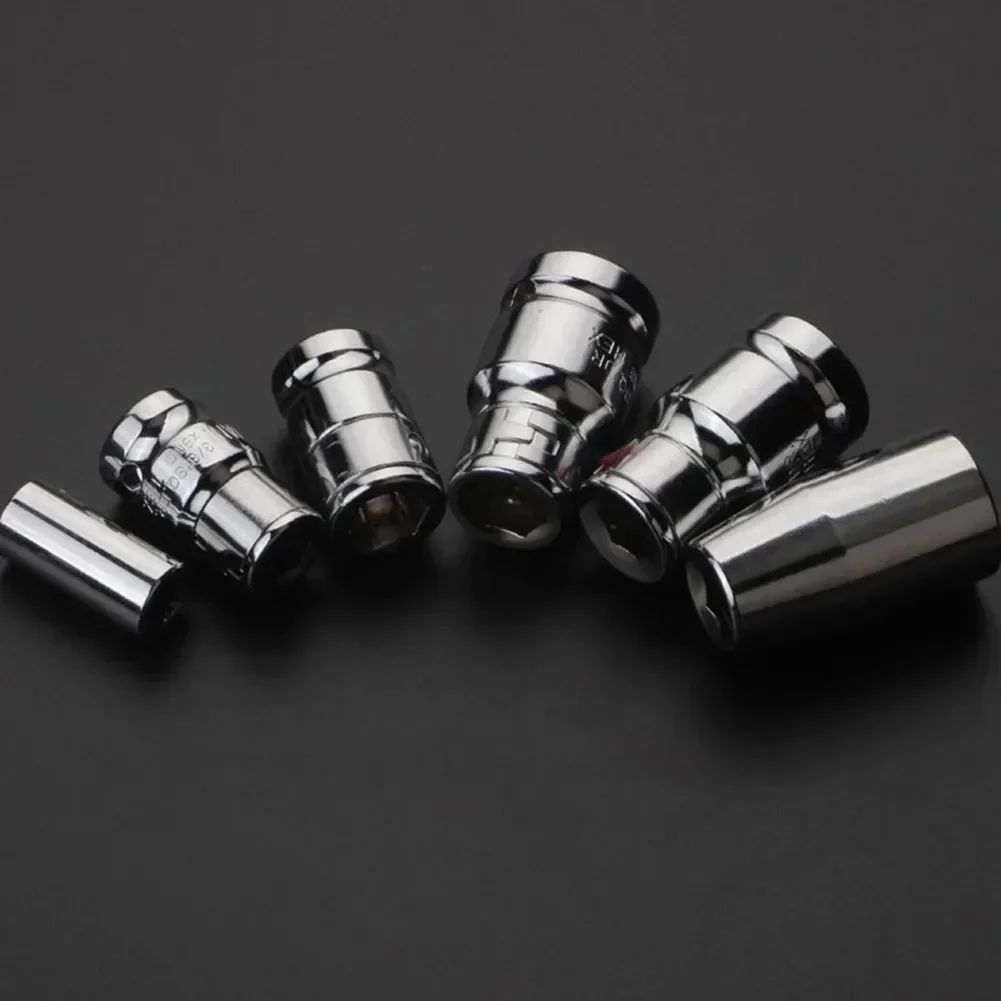 1/4 3/8 1/2 Ratchet Socket Adapter Universal Socket Hex Bit Holder Converter Garden Ferramentas Cuchillo Vanadium Steel Bushing