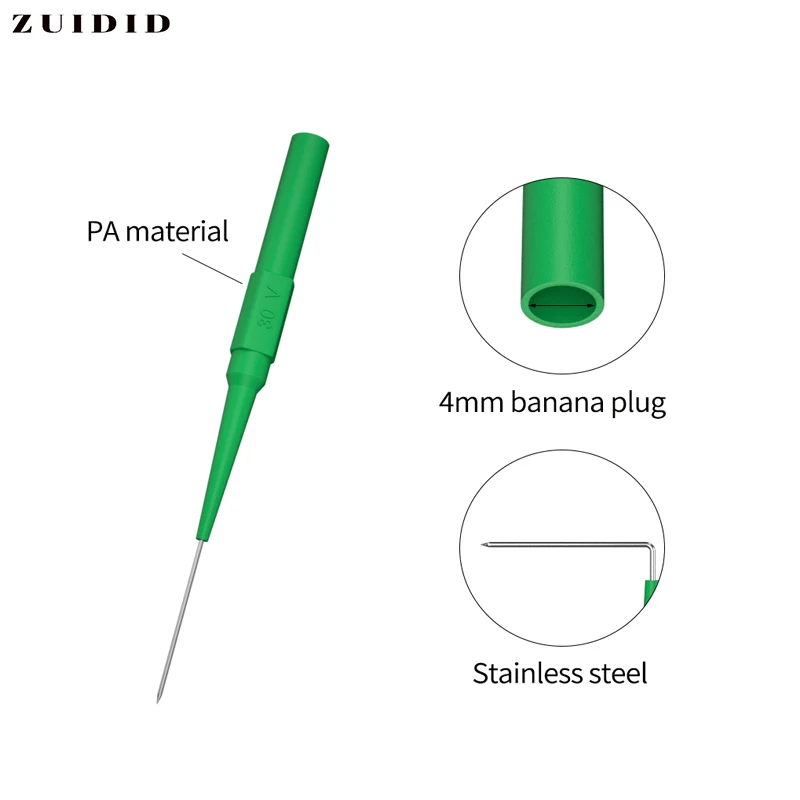 Probe Tip Apply To Multimeter Test Leads Automobile Tester 0.7mm Non-Destructive Puncture 4mm Joint Back Probe Alligator Clip