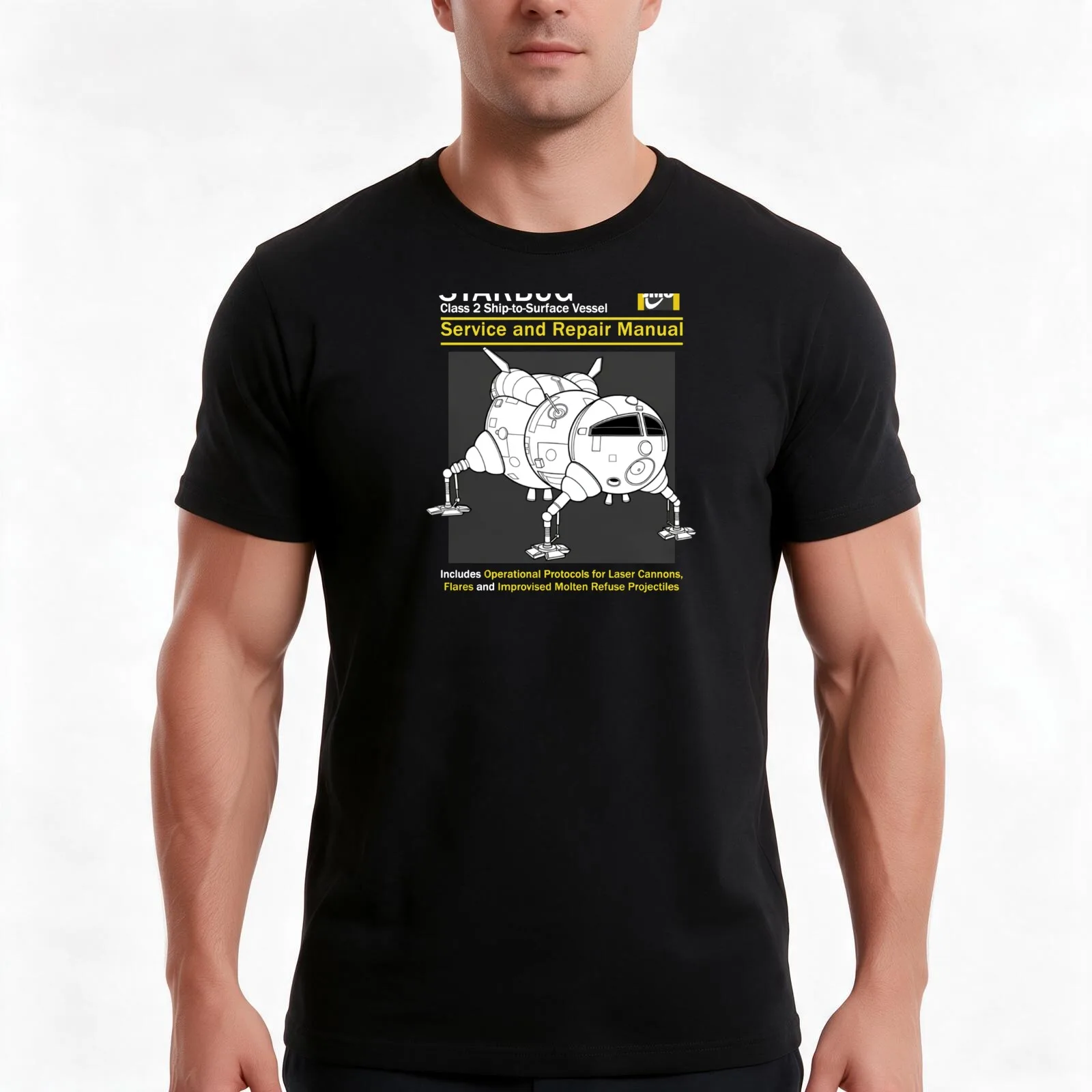 Jupiter Mining Corporation Red Dwarf Starbug Shirt T-Shirt, Summer Casual Cotton Tee, Oversized Streetwear Tops, 100% Cotton