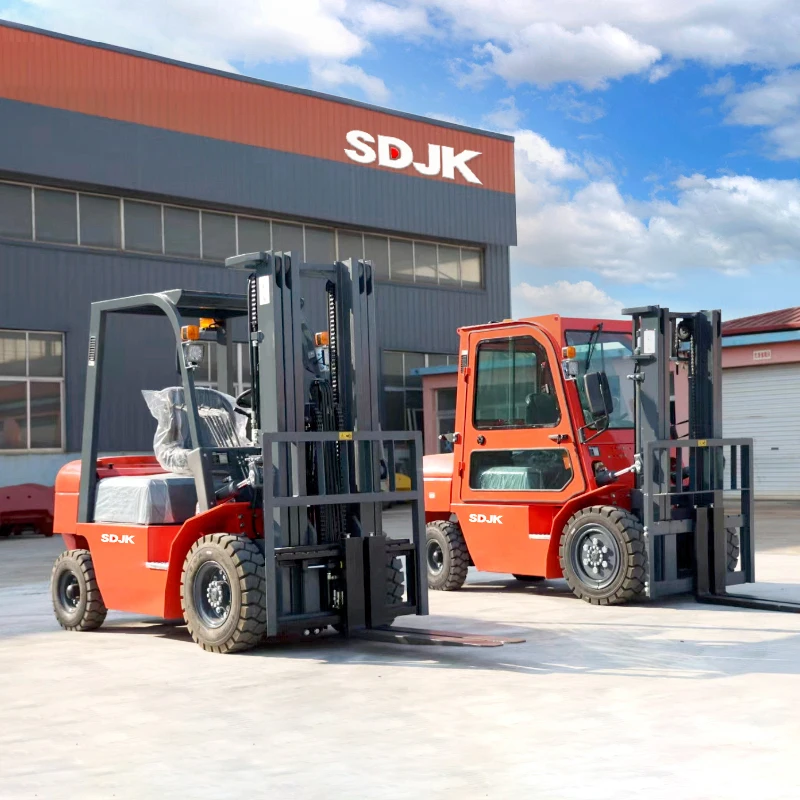 

SDJK Diesel/CPC forklift 3 tonnes all terrain forklift 3 ton 3.5 ton Natural Gas forklifts all terrain 2.5Ton Customizable Sale