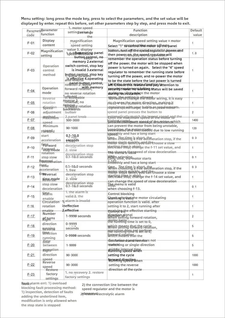 NEW Intelligent Motor Governor Digital Display UX52 Multi-function Programmable AC Motor Speed ControllerTOOL
