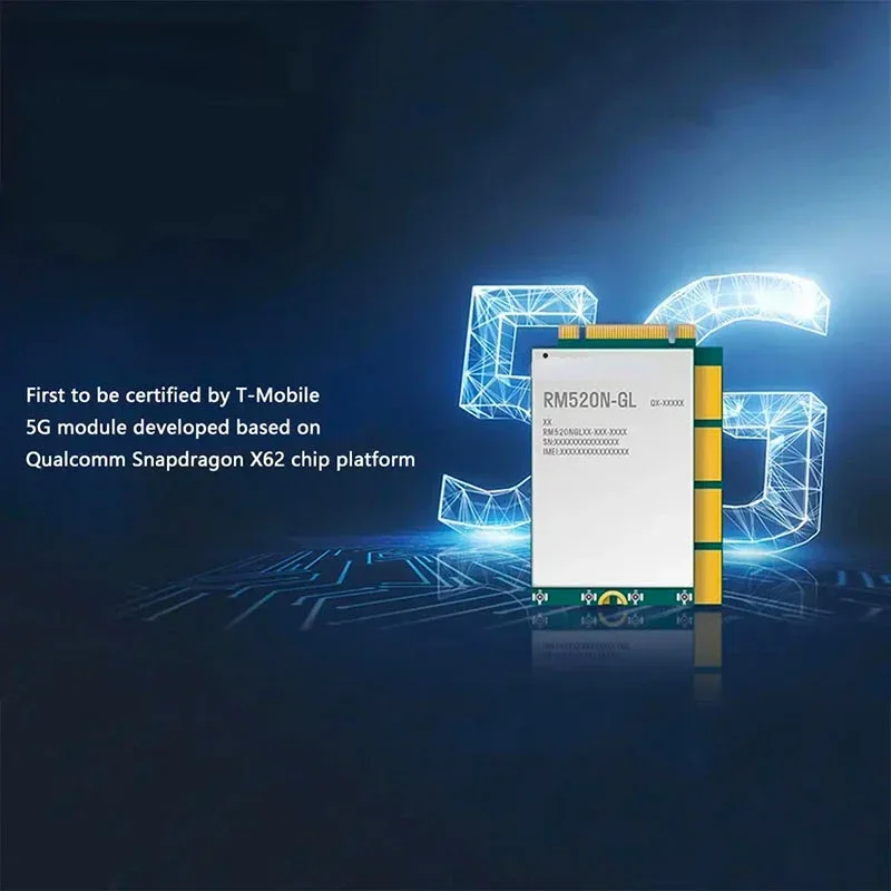 Modul nirkabel Rm520n gl 5G Modul Sub-6GHz M.2